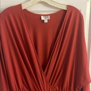Unique Vintage Red High Low Dress